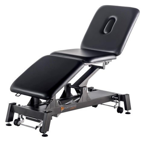 3 Section Treatment / Physio Table - Black