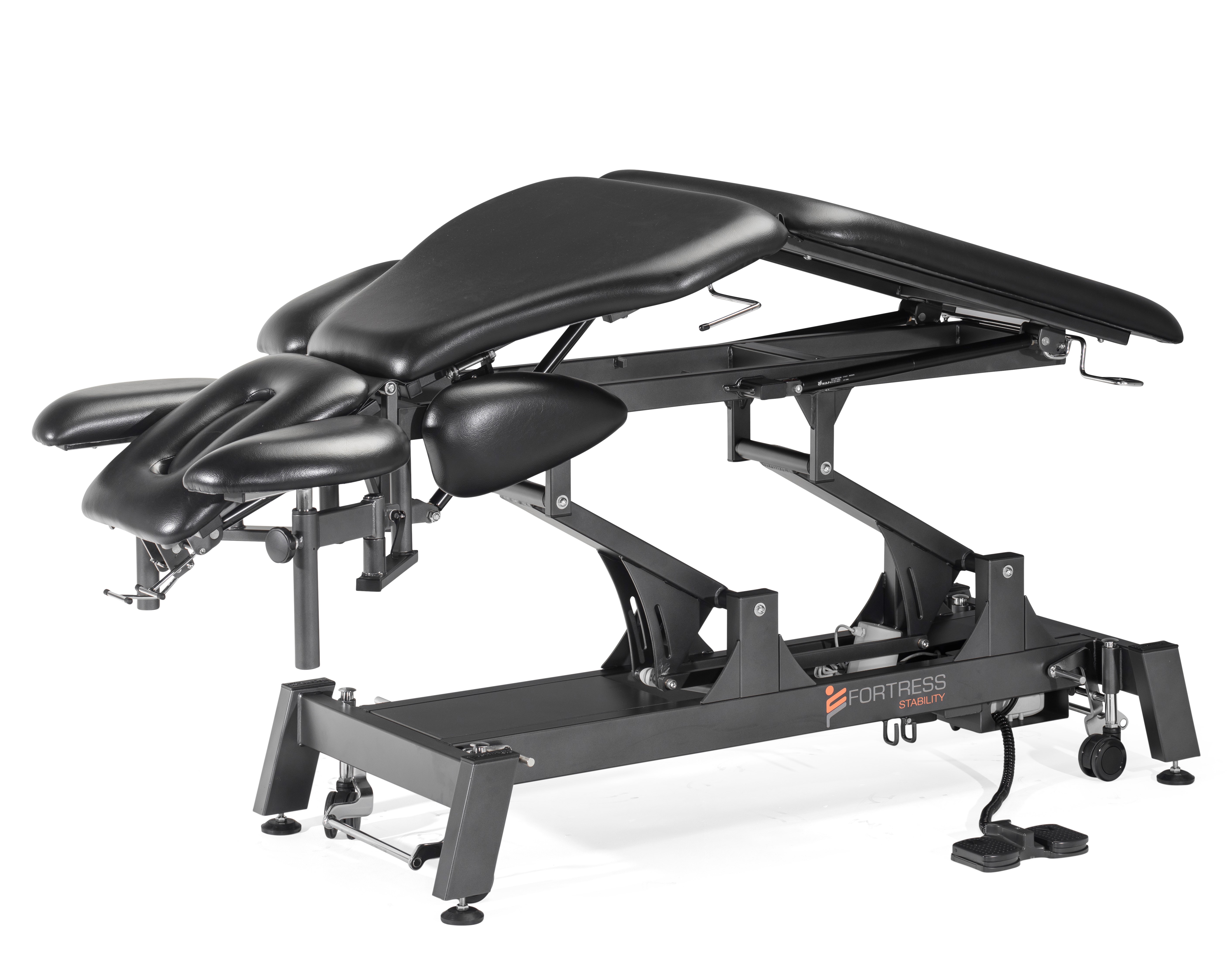 7 Section Treatment / Physio Table - Black