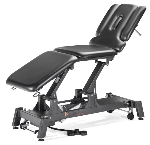5 Section Treatment / Physio Table - Black