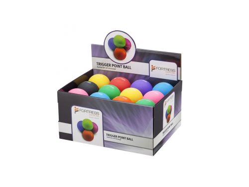 FORTRESS RUBBER TRIGGER POINT BALL RETAIL SET / BOX OF 24