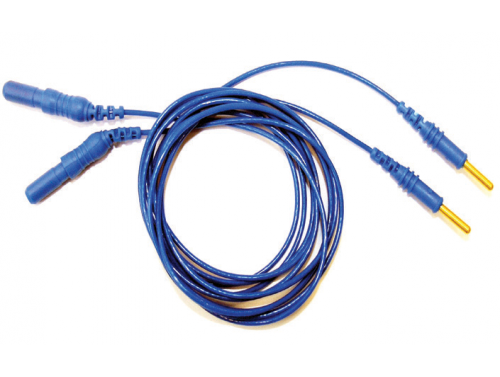 BLUE ELECTRODE CONNECTION CABLES / 1 PAIR