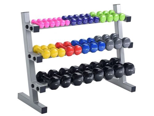 FORTRESS DUMBBELL 3 TIER SUPPORT RACK