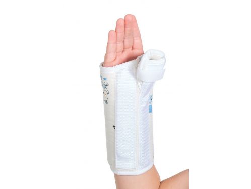 ORTHOLIFE PAEDIATRIC WRIST SPLINT WITH ABDUCTED THUMB