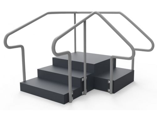 FORTRESS CORNER STAIRS ANGLED 90° - SMARTRAIL™
