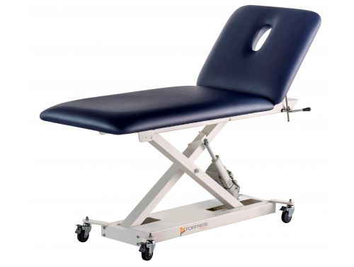 FORTRESS STABILITY X-ACT 2-SECTION TREATMENT TABLE / NAVY UPHOLSTERY