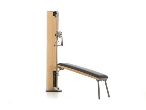NOHRD SLIMBEAM PULLEY EXERCISE BENCH / BLACK LEATHER