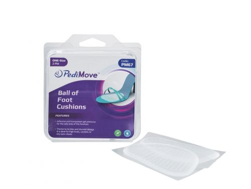 PEDIMOVE BALL OF FOOT CUSHIONS / ONE SIZE / PKT 2