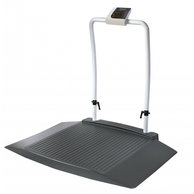 ONEWEIGH WHEELCHAIR SCALE (2 wide Ramps & Handrail) photo