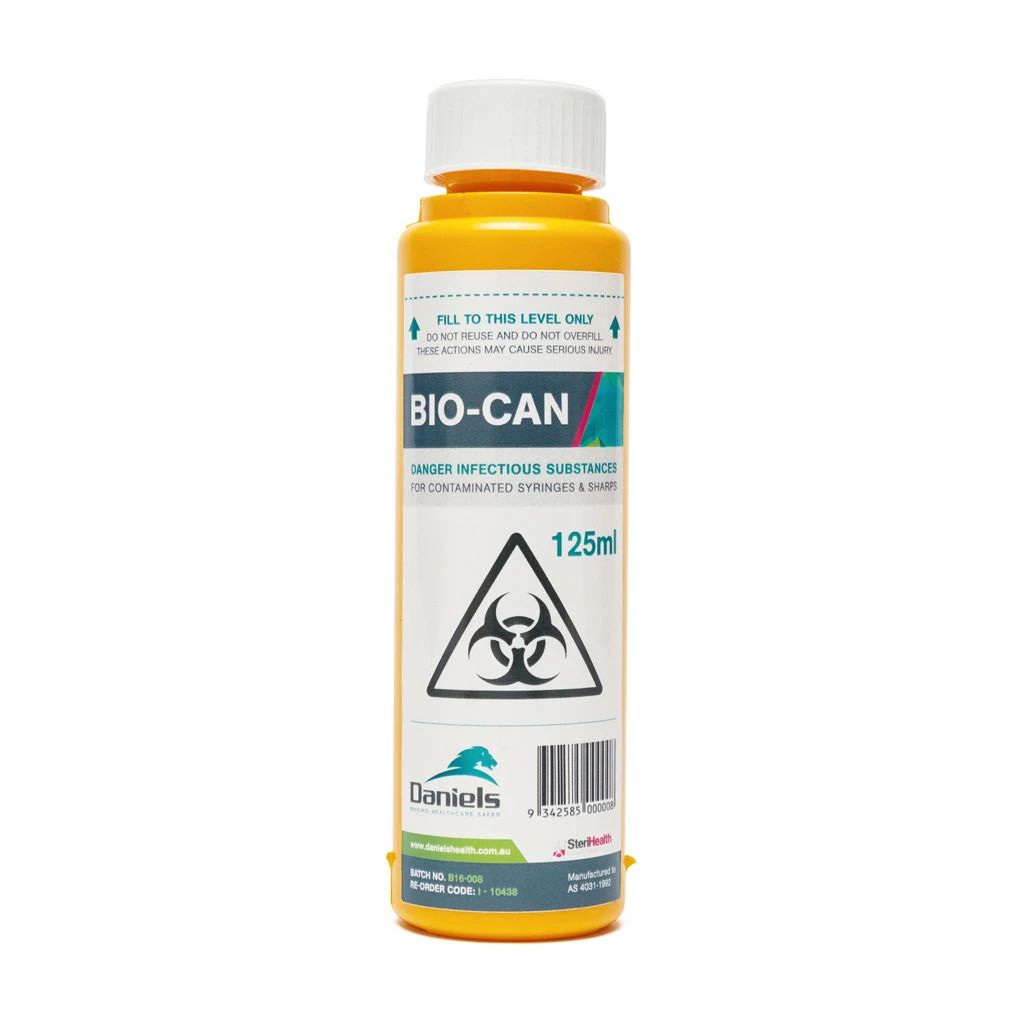 BIO-CAN SHARPS CONTAINER / 125ML / EACH photo