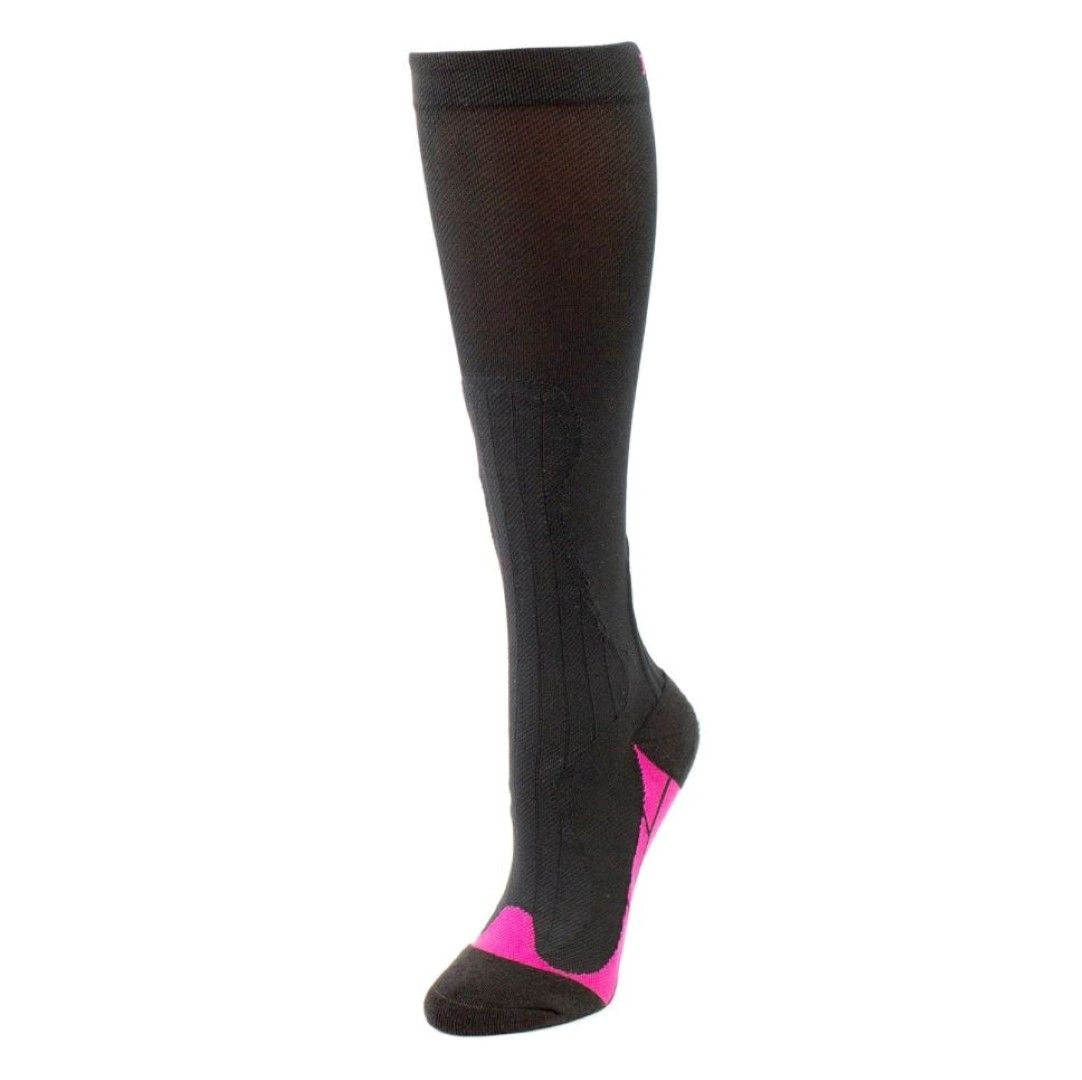 POWERSTEP® G2 RECOVERY SOCKS (BLACK / PINK)  photo