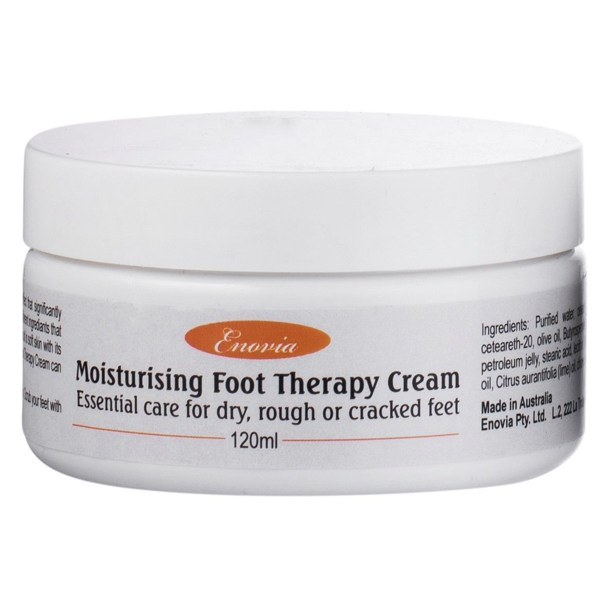 ENOVIA MOISTURISING FOOT CREAM / 120ml RETAIL TUB photo