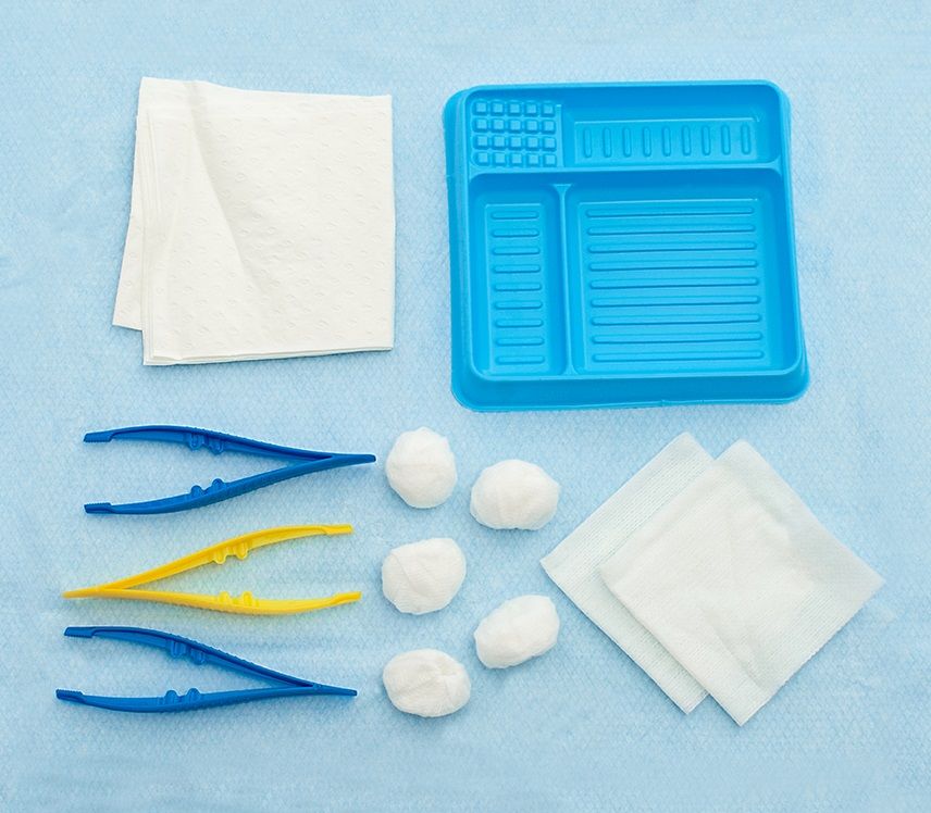 BASIC DRESSING PACK #5 WITH NON-WOVEN BALLS (WC301) / EACH photo