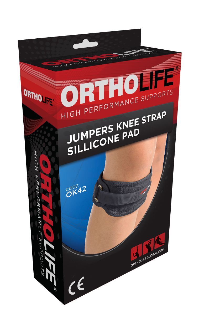 ORTHOLIFE JUMPERS KNEE STRAP WITH SILICONE PAD / UNIVERSAL  (D) photo