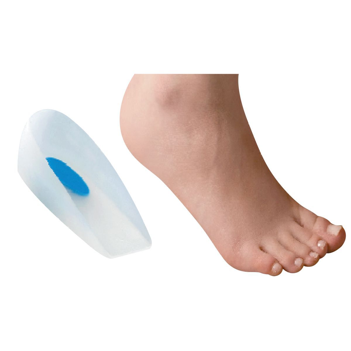 ORTHOLIFE SILICONE HEEL CUPS FOR SPURS CENTRAL photo