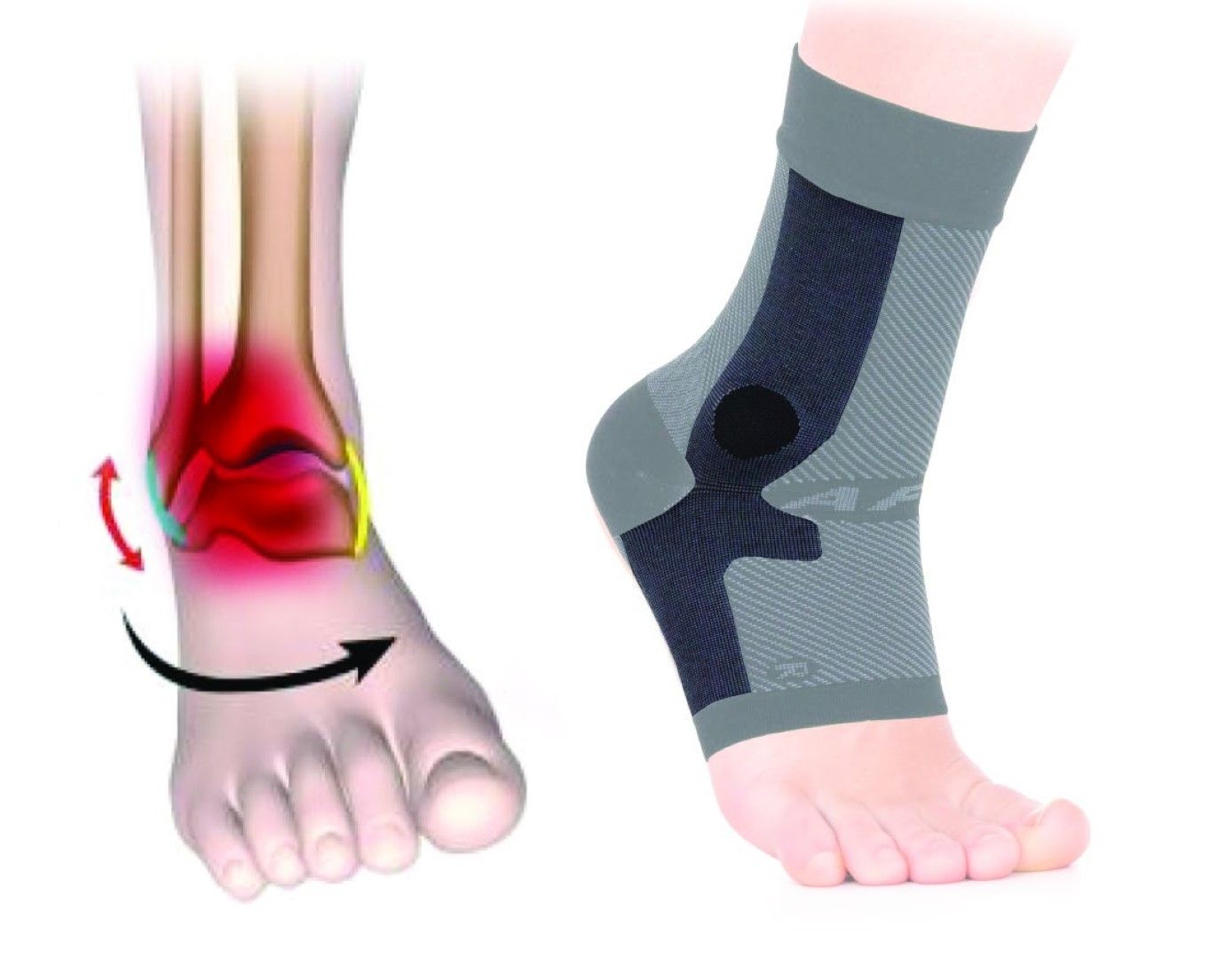 OS1 ANKLE BRACING SLEEVE / RIGHT photo