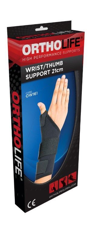 ORTHOLIFE THERMOPLAST WRIST BRACE LONG 21CM photo