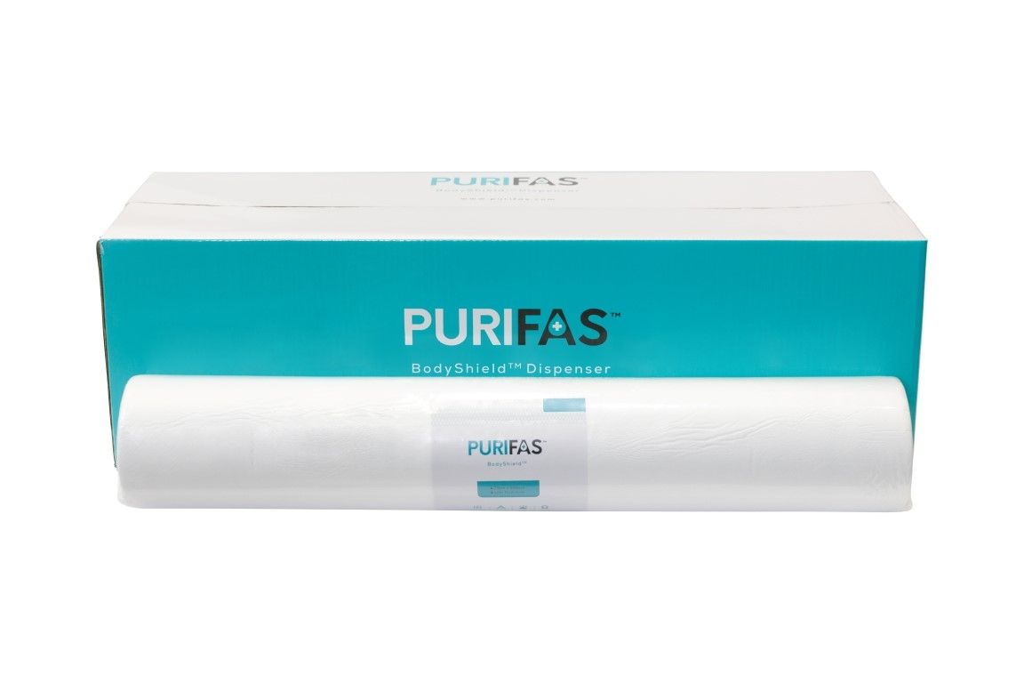 PURIFAS BODYSHIELD WITH FACE HOLE / 72 CM X 232 CM / 1 ROLL photo
