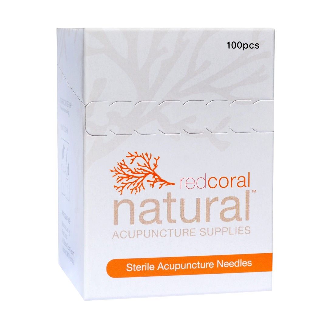 RED CORAL NATURAL ACUPUNCTURE NEEDLES photo