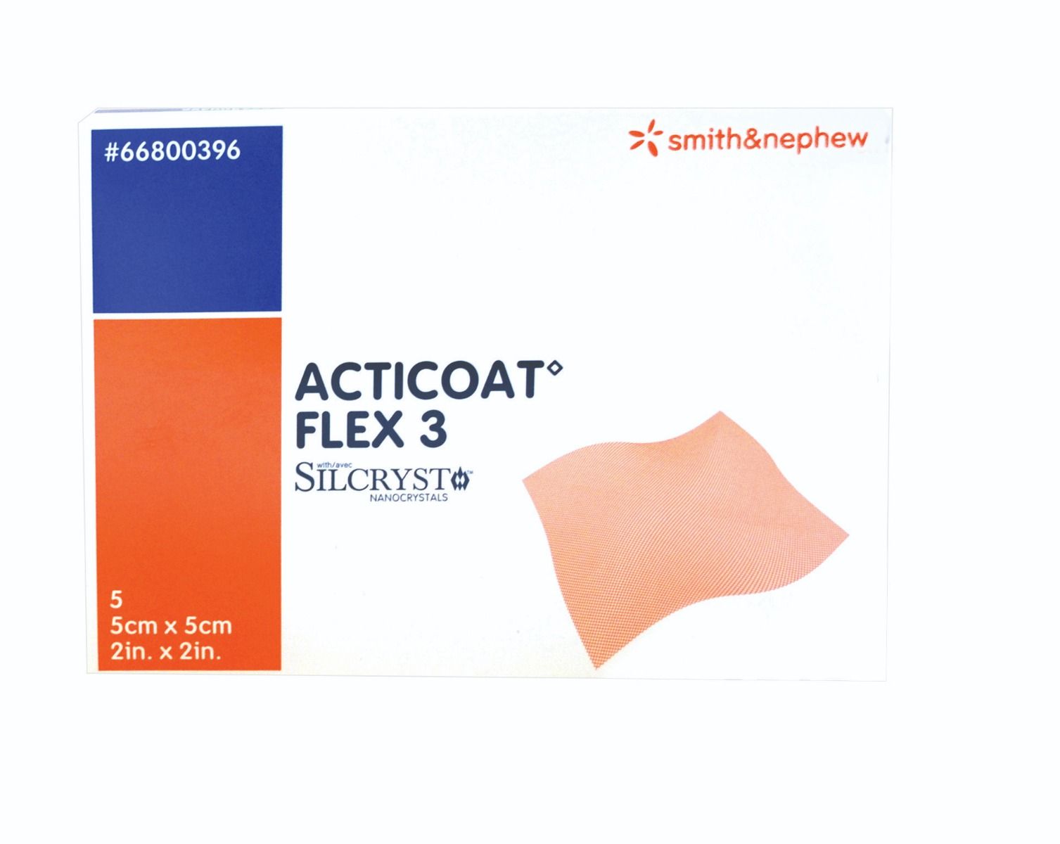 ACTICOAT FLEX DRESSINGS / 5cm x 5cm / BOX 5 photo