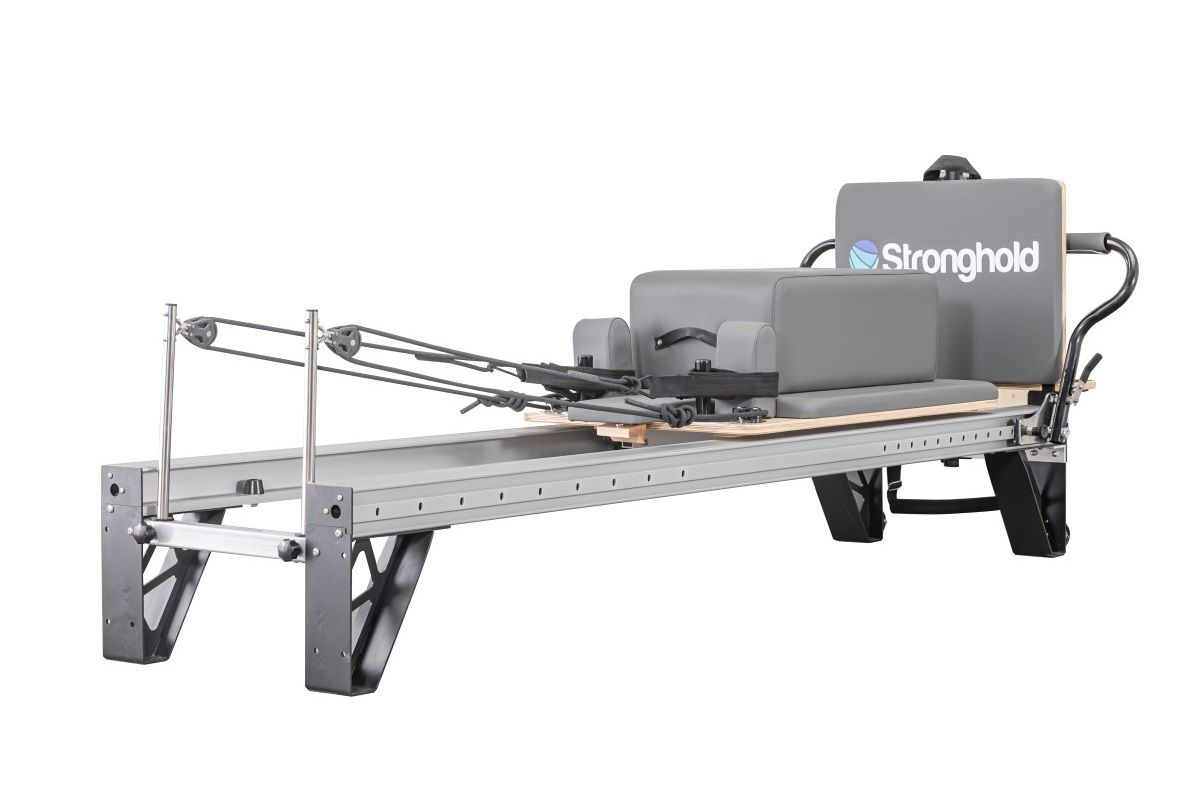 STRONGHOLD ELITE PILATES REFORMER PACKAGE / INCLUDING JUMP BOARD, SITTING BOX & MAT EXTENDER photo