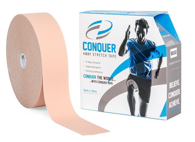 CONQUER TAPE / BEIGE / 5CM X 32M / 1 ROLL photo