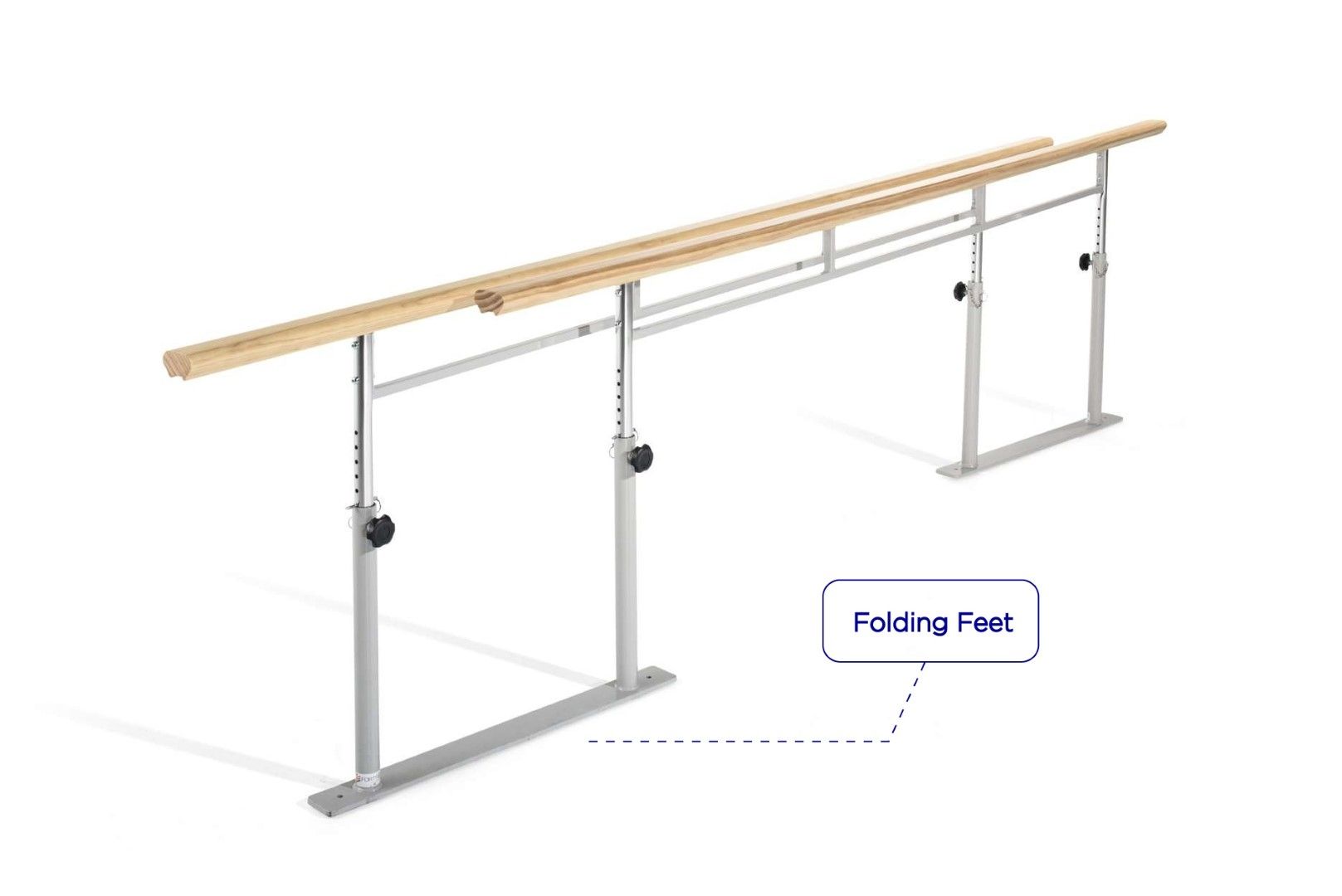 FORTRESS PARALLEL BARS TIMBER RAIL photo