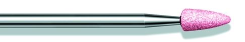 BUSCH PINK GRINDING STONES / 3.5MM / TAPER RADIUS-END