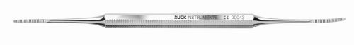 RUCK INSTRUMENTS CORNER FILE, DOUBLE SIDED / STAINLESS STEEL / 13.5CM / STRAIGHT/CURVED