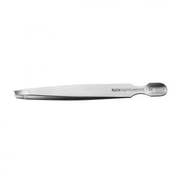 RUCK INSTRUMENTS TWEEZERS WITH CUTICLE PUSHER