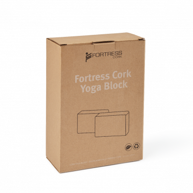 FORTRESS CORK YOGA BLOCK / BIODEGRADABLE
