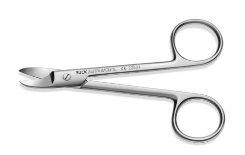 RUCK INSTRUMENTS CURVED NAIL CUTTER, STAINLESS STEEL