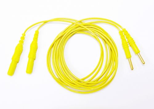ELECTRODE CABLES / YELLOW / 1 PAIR