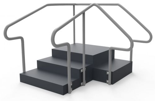 FORTRESS CORNER STAIRS ANGLED 90° - SMARTRAIL™