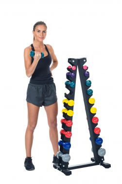 FORTRESS A-FRAME DUMBBELL SUPPORT RACK
