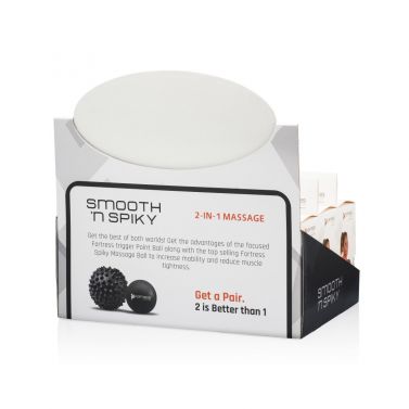 FORTRESS SMOOTH N SPIKY BALL DISPLAY BOX ONLY / FITS 12 SETS