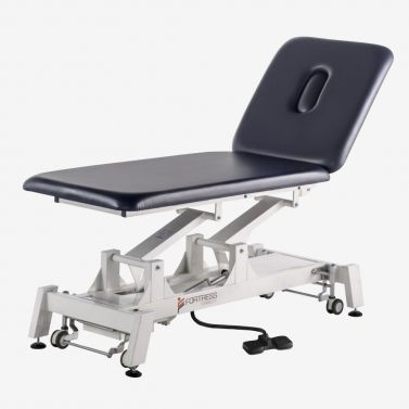 FORTRESS STABILITY PREMIUM 2-SECTION / WHITE FRAME / NAVY UPHOLSTERY