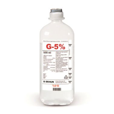 B BRAUN GLUCOSE 5% EP / 500ML AU