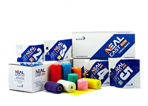NEAL CAST PLUS FIBERGLASS / 100mm x 3.6m / PURPLE / 1 ROLL 