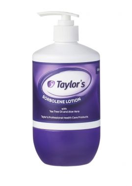 TAYLOR'S SORBOLENE LOTION WITH TEA TREE OIL AND ALOE VERA / 500ML PUMP BOTTLE / EACH