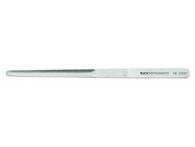 RUCK INSTRUMENTS CURVED NAIL FILE, STAINLESS STEEL / 19CM