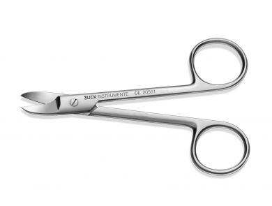 RUCK INSTRUMENTS CURVED NAIL CUTTER, STAINLESS STEEL