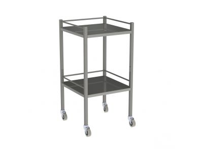 FORTRESS STAINLESS STEEL SERIES INSTRUMENT TROLLEY / NO DRAWER