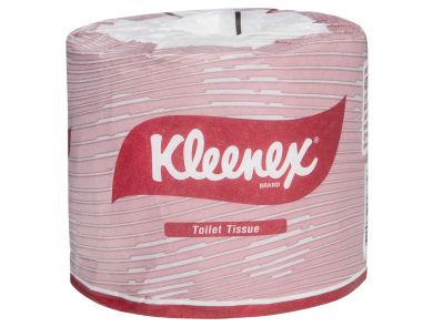 KLEENEX TOILET TISSUES / RED WRAPPER / 2-PLY / CARTON OF 48 / 400 SHEETS/ROLL