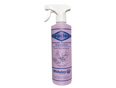 VIRACLEAN HOSPITAL GRADE DISINFECTANT / 500ML / SPRAY BOTTLE